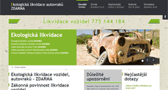 Desktop Screenshot of likvidacevozidel.eu