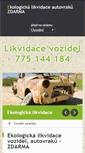 Mobile Screenshot of likvidacevozidel.eu